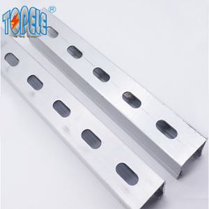 Sianel Slotiog Dur Galfanedig