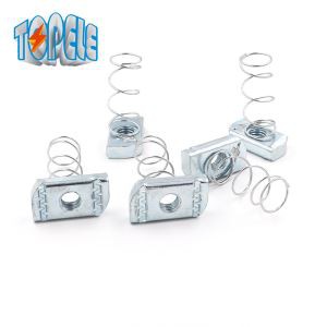 Cnau Sianel Gwanwyn Hir Galfanedig M12 Cnau Sianel