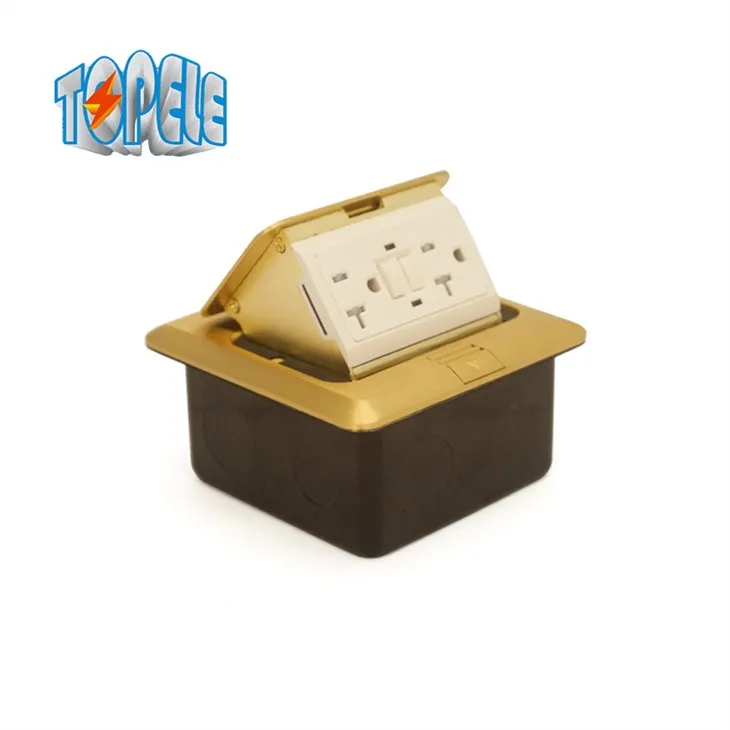 Panel Sgwâr Copr Rownd Alwminiwm Aloy POP Up Math Soced Llawr GFCI